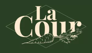 Logo restaurant La Cour, restaurant bistronomique éco-responsable Paris 11ème